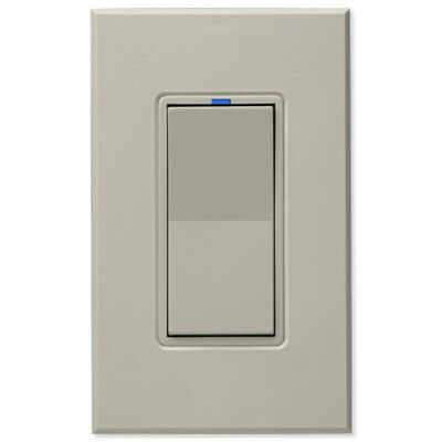 PCS 0-10V Relay Dimmer Wall Switch, 120V, Light Almond